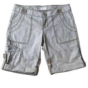 Free People cuffed hem low rise cargo shorts - Size 0